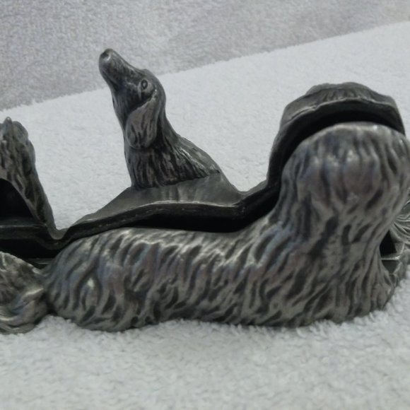 Dogs letter or Business Card metal holder Weighted - Picture 5 of 9